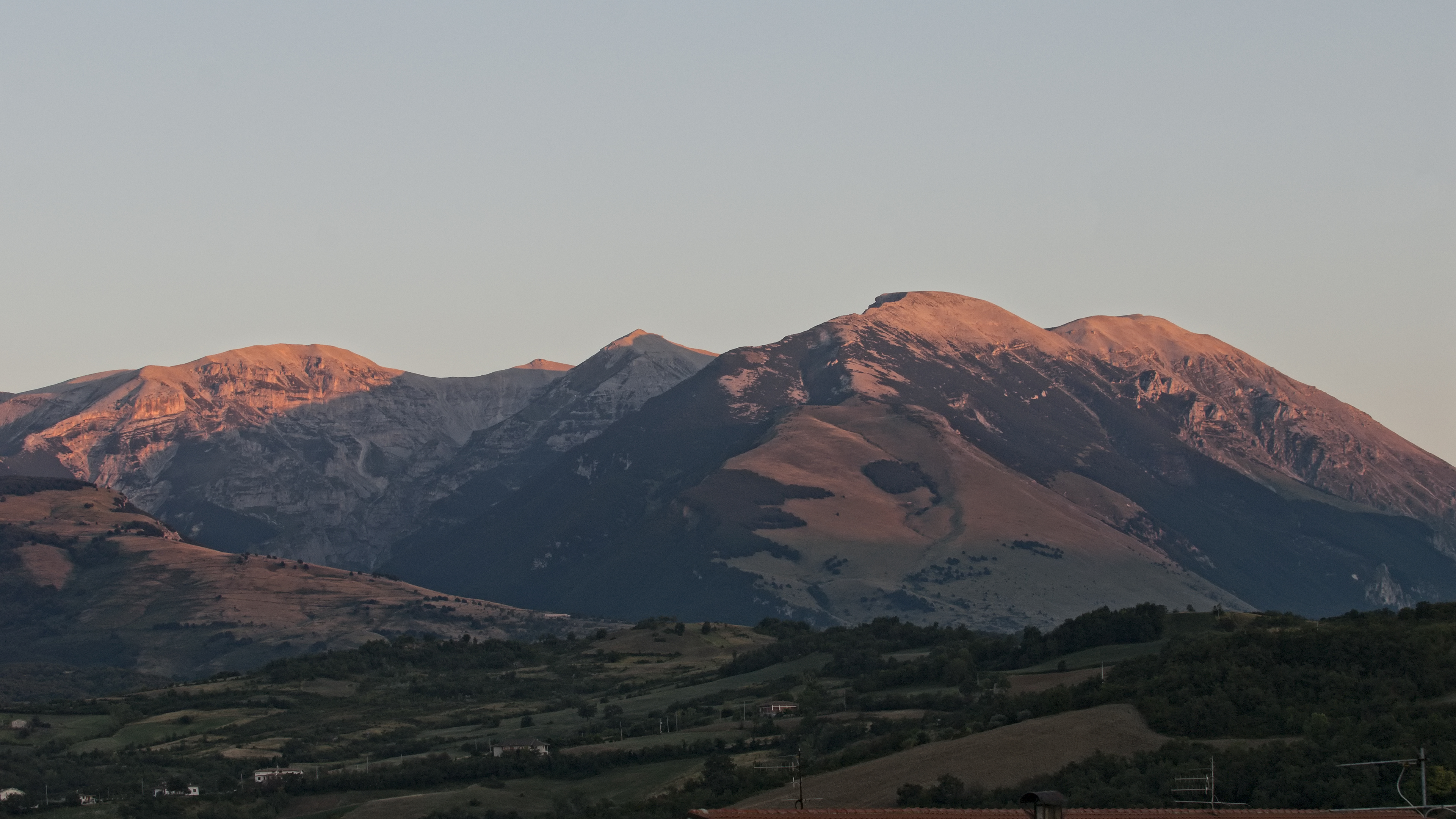 Tramonto sulla Majella